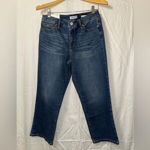 Nine West Dark Blue Straight Leg Jeans
